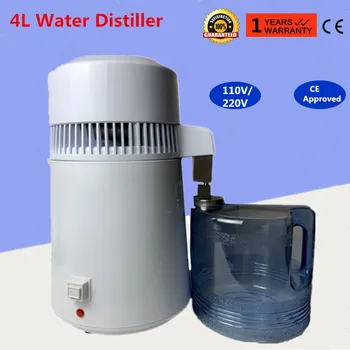 

Housing Use 4L Water Distiller Distilled Water Machine Distillation Purifier Stainless Steel Water Filter With Plastic Jug
