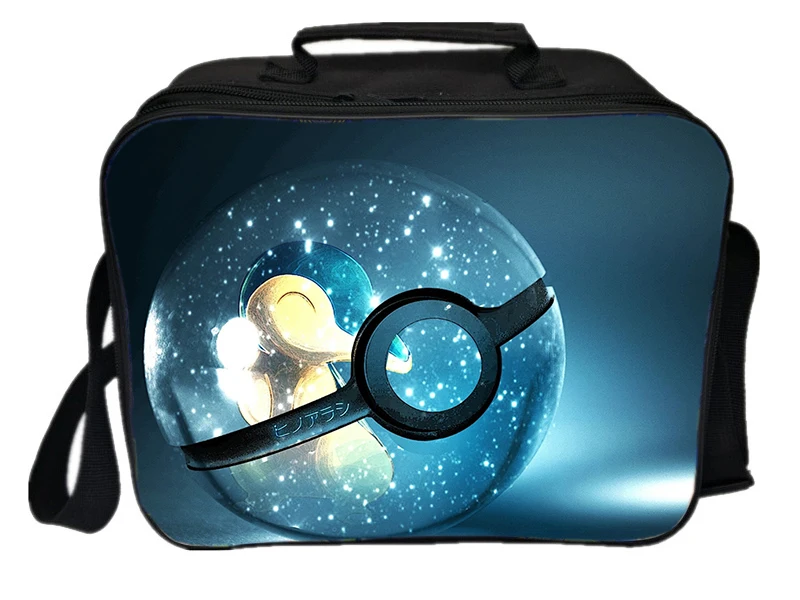 20 С покемоном Иви Pokeball сумка для ланча сумка с теплоизоляцией для пикника походная сумка через плечо Милая Пикачу свежая сумка-холодильник - Цвет: 20