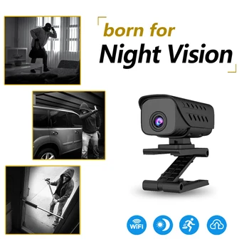 

T19 HD 1280P Mini WIFI Camera Night Vision Ultra Clear Motion Detection Real-Time Remote Monitoring Security Surveillance
