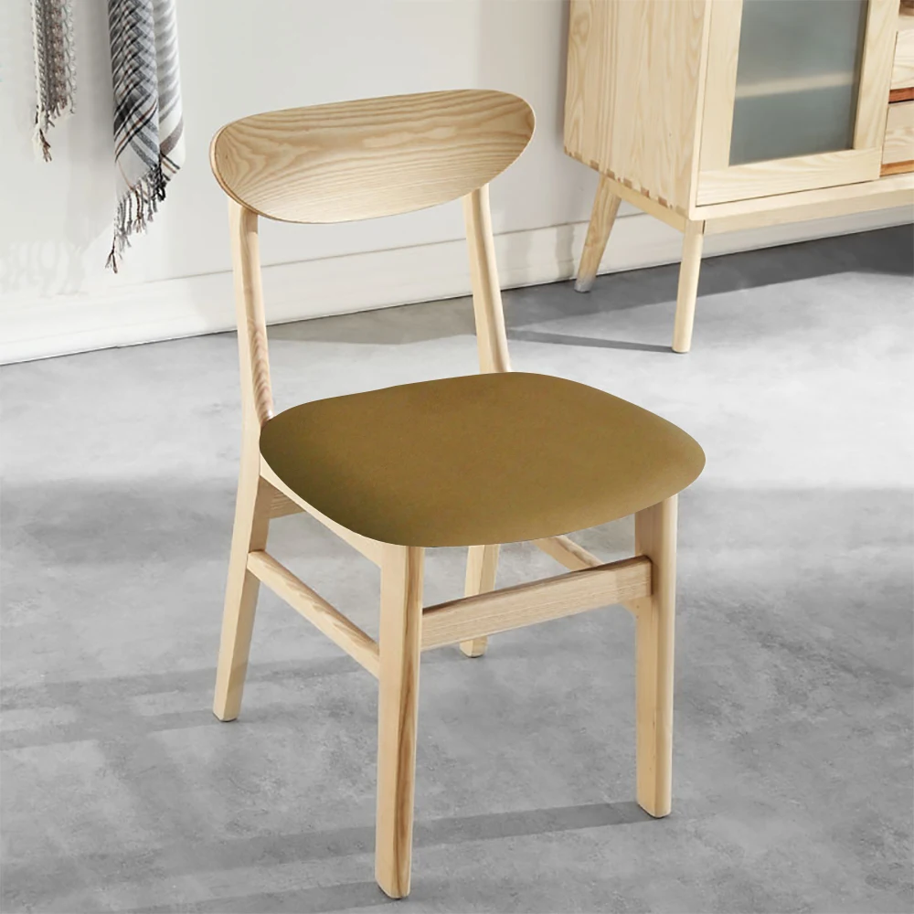 Напечатанный кухонный чехол для обеденного стула жаккардовые чехлы для сидений съемное упругое сиденье Чехол для гостиной чехол - Цвет: Прозрачный