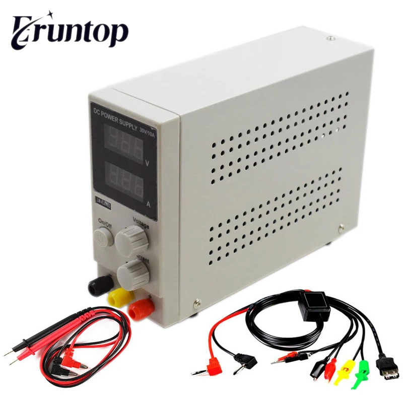 Импульсный регулируемый источник питания Eruntop LW K3010D 30 В 10 А SMPS одноканальный 5