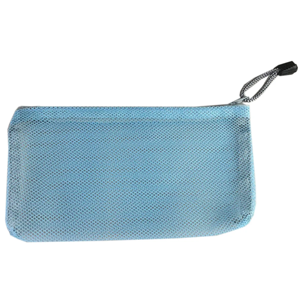6pcs Travel Portable Practical Makeup Bag Large Capacity Nylon Zipper Closure Storage Fine Mesh Cosmetics Multi-colored Outdoor