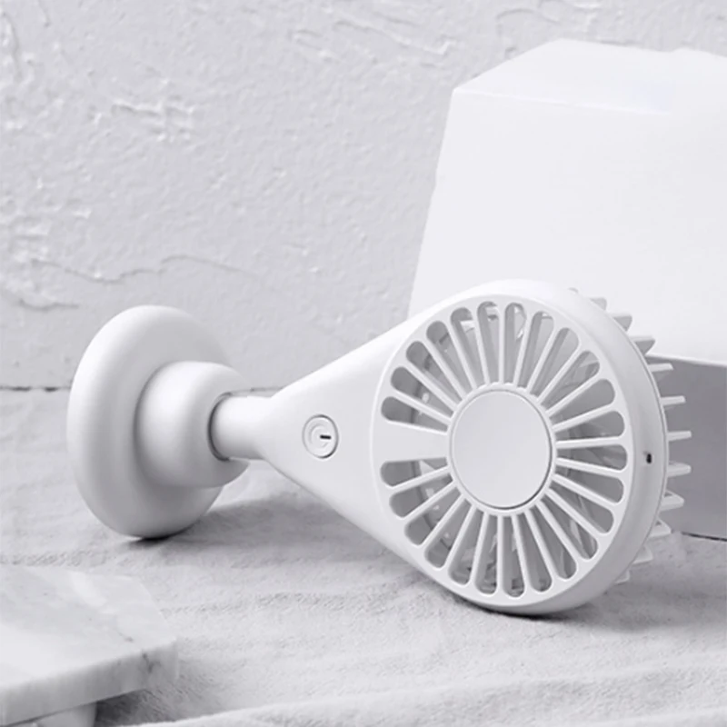 Portable Cold Wind Mini Fan Ambient Light Table Desktop Handheld Fan For Travel Outdoor Home Office