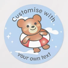 110 шт/лот На Заказ Круглая этикетка на свадьбу с логотипом на Хэллоуин для детей, студентов, детей, показ, вечерние наклейки на день рождения