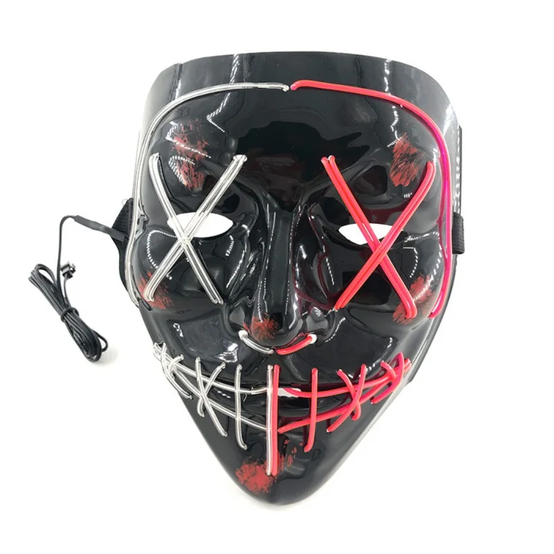 Halloween LED Light Up Party Masks The Purge Election Year Great Funny Flag Masks Festival Cosplay Costume Supplies Glow In Dark