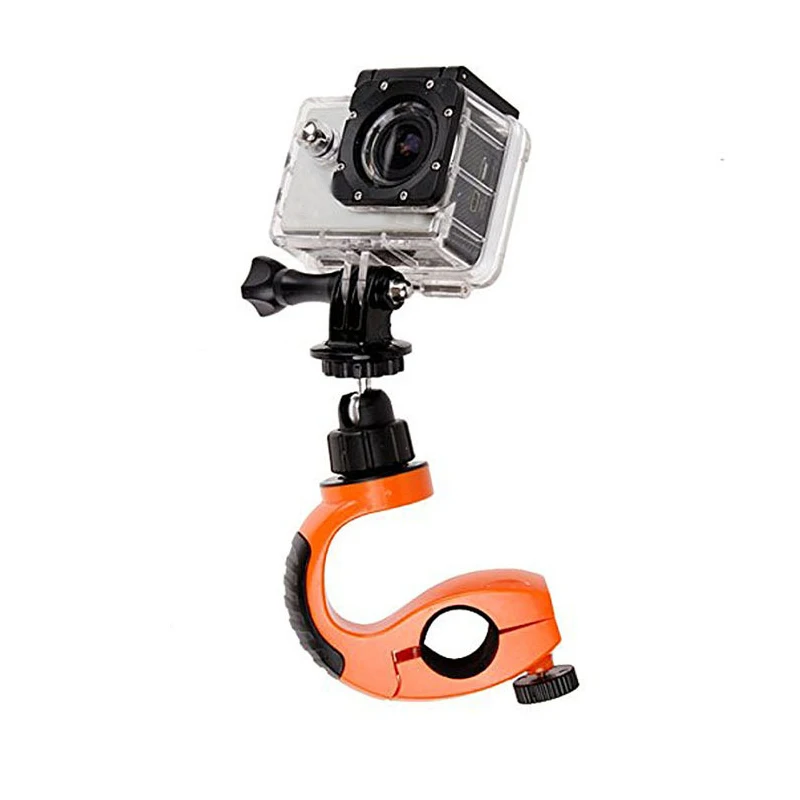 360 градусов вращение на Руль держатель кронштейн для Gopro велосипед мотоцикл для Hero 4 3+ 3 2 Sjcam для Xiaomi камеры