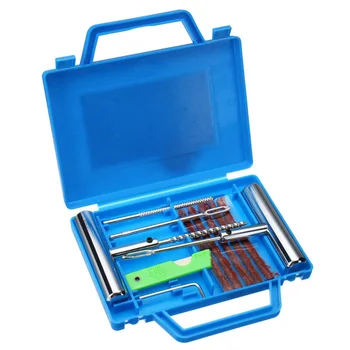 

11PCS Car Tire Repair Kit Set Tubeless Wheel Tire Puncture Mending Tool Automotive Heavy Duty Tire Repair Tools