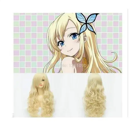 Suyushun11112++ 00346 женский кашивазаки Sena блонд длинные кудрявые косплей полный парик
