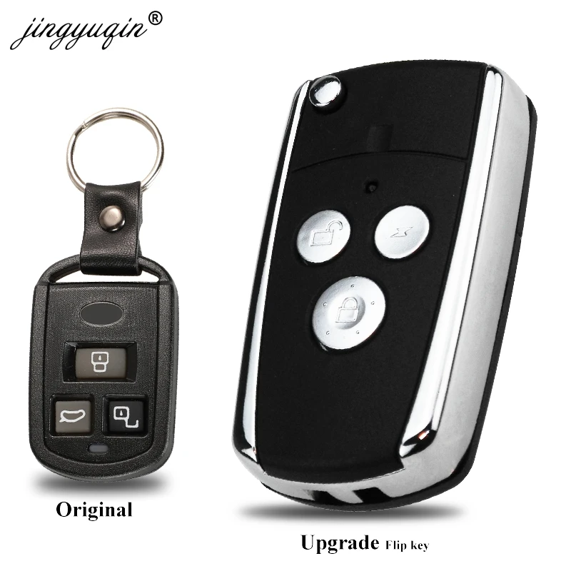 Remote Key Blank Shell Case Cover Pad Fit For Hyundai Sonata 3 Buttons 