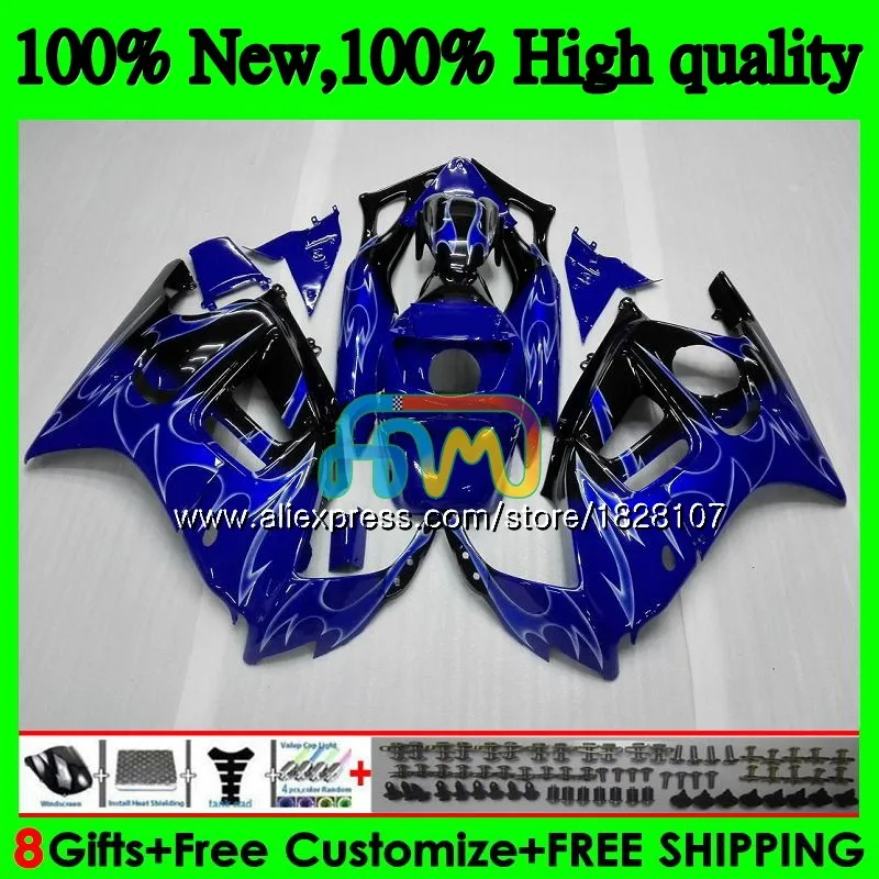 Комплект+ майка для HONDA CBR600FS CBR 600F3 95 96 97 98 3BS. 118 CBR 600 FS CBR600 Синий Пламя F3 CBR600F3 1995 1996 1997 1998 обтекатель