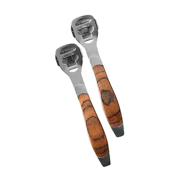 

2pcs Stainless Steel Pedicure Callus Shaver Foot Care Pedicure Callus Shaver Hard Skin Heel Shaver Rasp Cutter Pedicure Tool