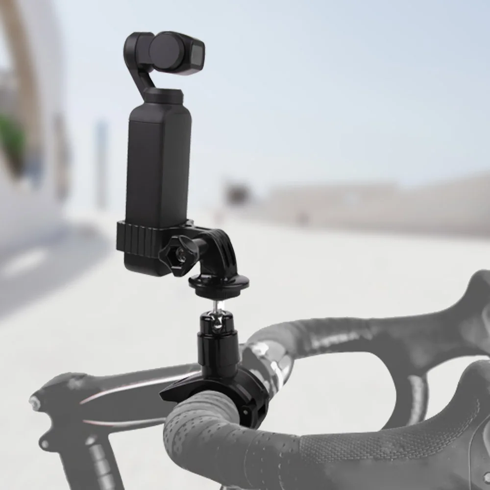 Алюминиевый сплав адаптер велосипедный зажим для DJI Osmo Карманный расширительный велосипед крепление для GOPRO ручной карданный аксессуары для камеры
