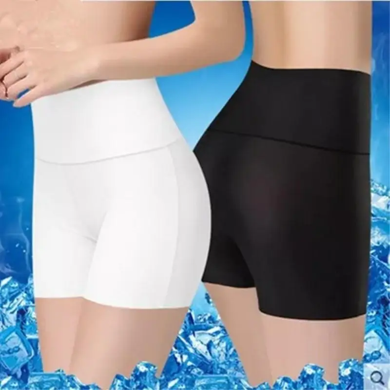 

Women Silk Underwear Safety Shorts Fashion Pants Seamless Basic
