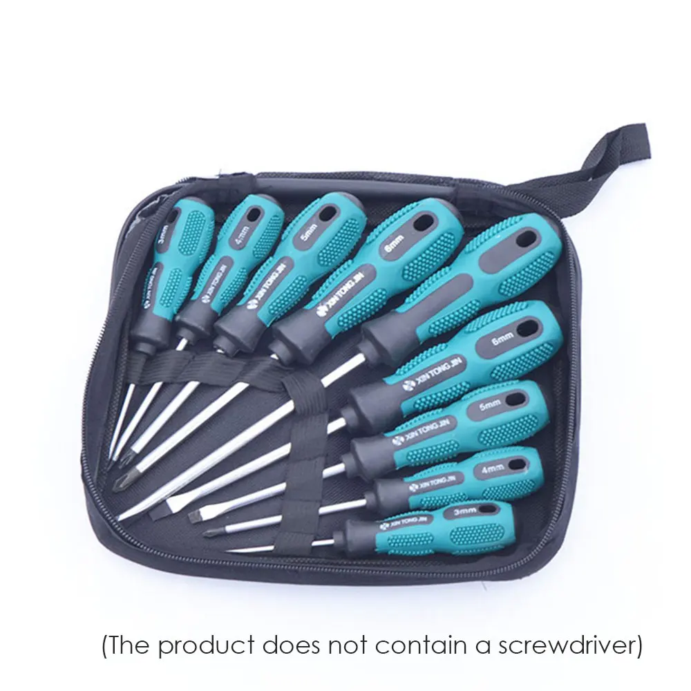 Cloth Bag Multifunction Utility Bag Black Waterproof Hardware Wrench Storage Package Tools Bag Portable Handbag Repair Kits