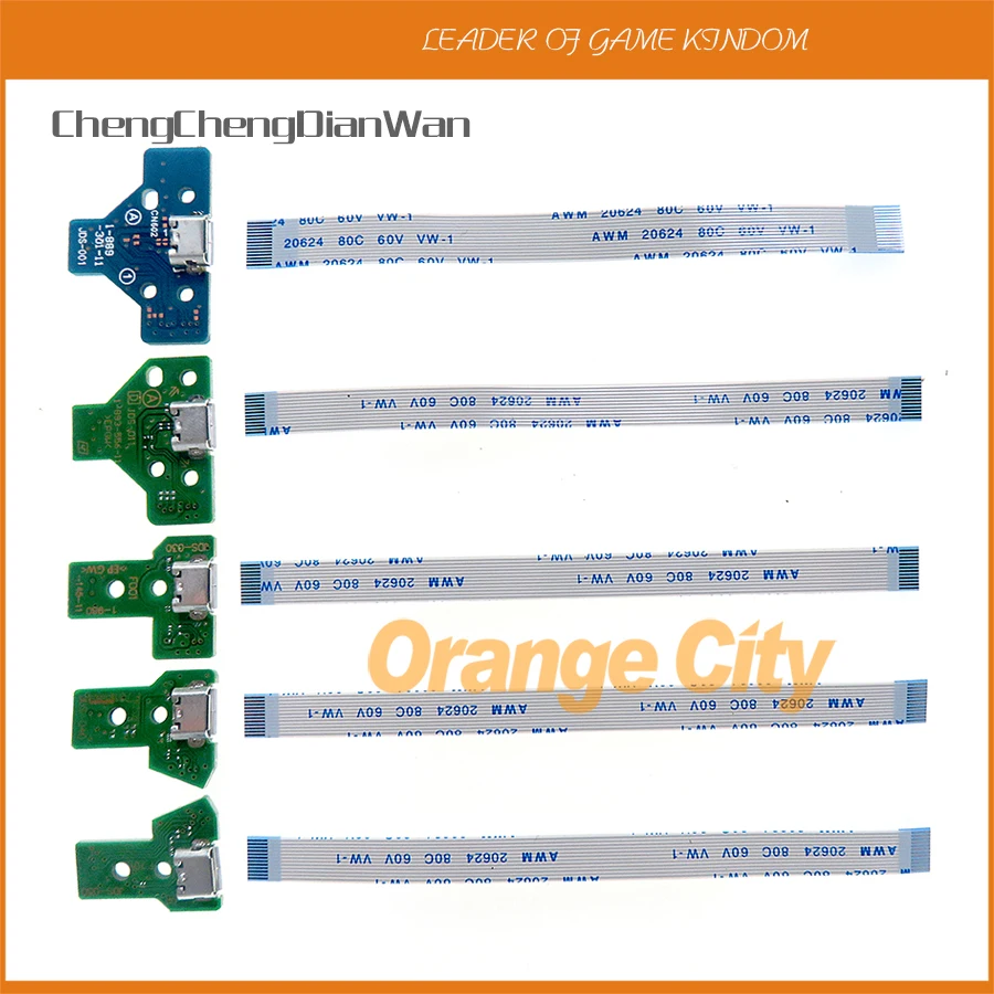 10 комплектов JDS 001 011 030 040 055 USB плата с зарядным портом winth для PS4 контроллера DualShock 4
