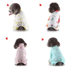 Футболка для собак принт Полярный щенок пальто Домашние животные кошка теплая одежда с капюшоном ночная рубашка