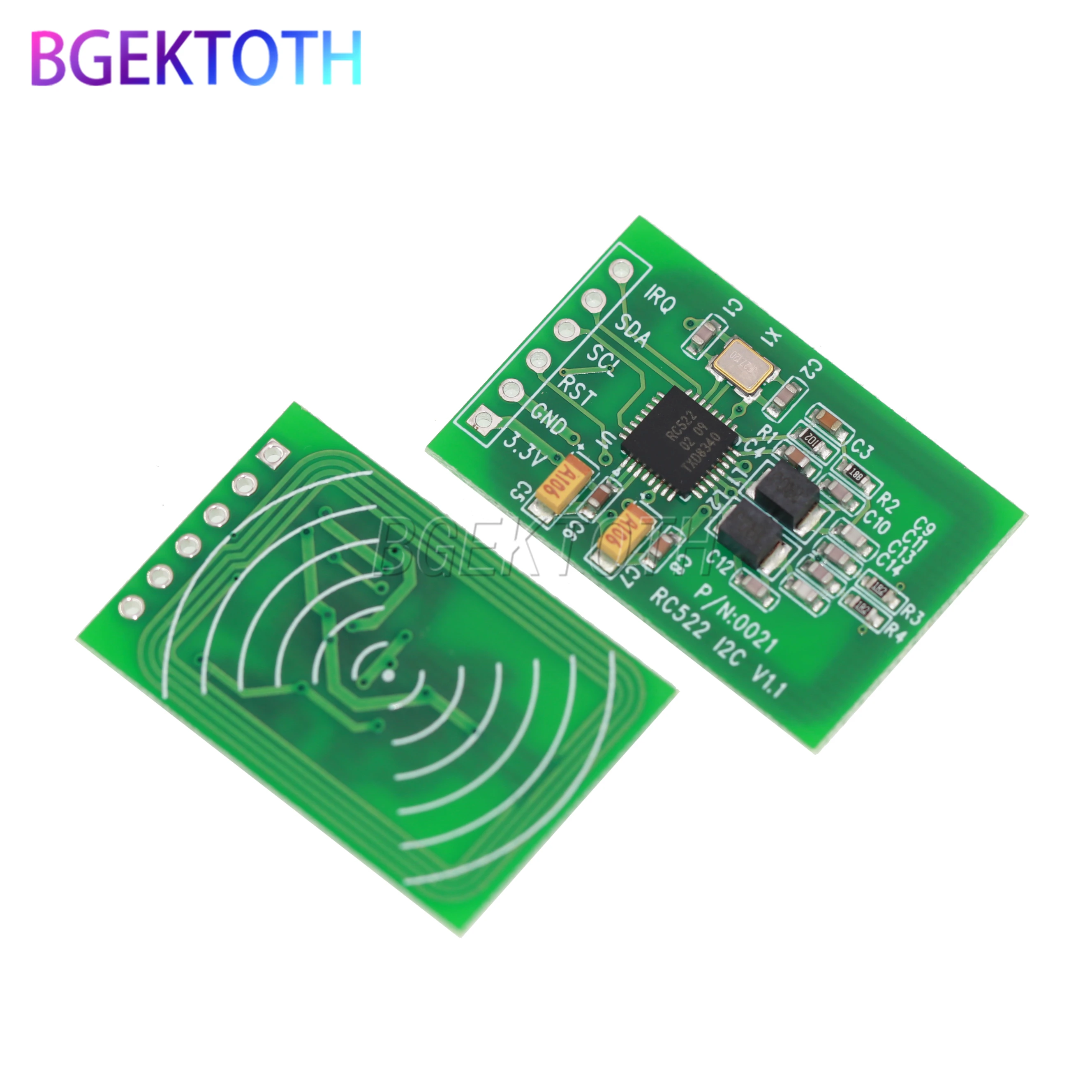 Модуль датчика радиочастотной идентификации RC522 считыватель карт записывающий