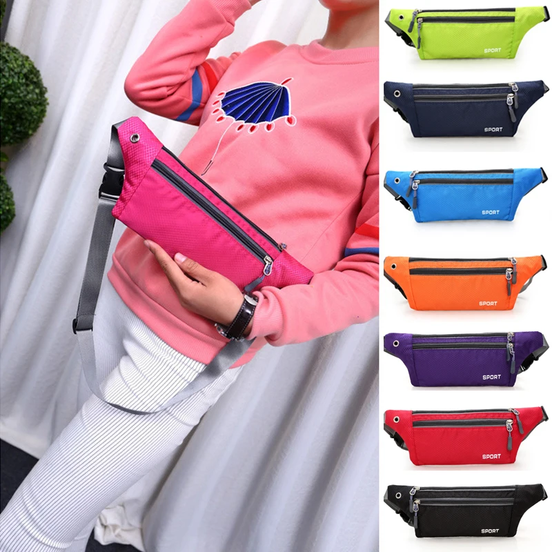 Женская ультратонкая поясная сумка для бега забавные карманы держатель телефона