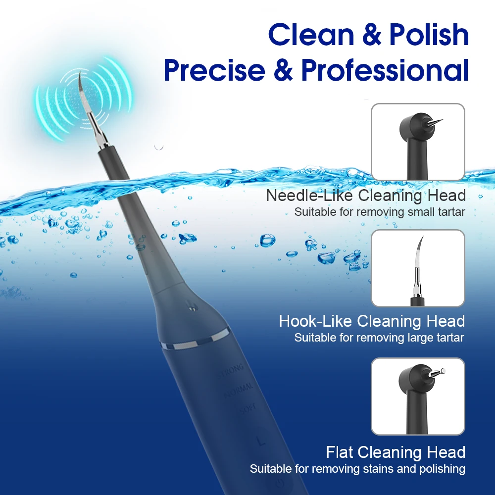 Electric Tooth Calculus Remover Sonic Dental Scaler Oral Irrigator Household Teeth Stains Tartar Tool Teeth Whitening Cleaner oral irrigator,dental cleaner,dental scaler