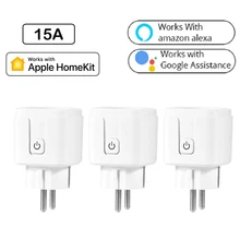Умная розетка с Wi-Fi управлением умная Беспроводная розетка работает с Dohome Apple HomeKit Google Assistant Amazon Alexa Голосовое управление