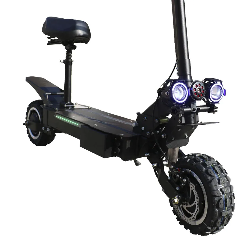 ZAPCOOL Электрический скутер для взрослых складной масляный тормоз двойной привод внедорожник Eleven inch Электрический велосипед 60V3200W скорость 80 км/ч