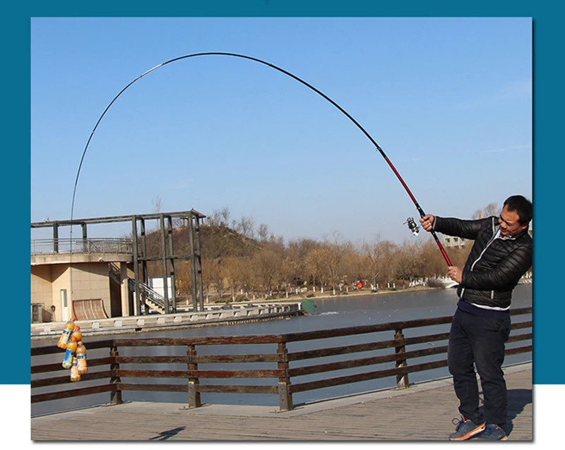 Телескопическая рыболовная удочка из высокоуглеродистой стали 3 6 7 2 м|Удочки| |