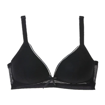 

2019 Fashion wireless cotton training bra for teen girls kid solid sport underwear for teenager thin cup bra