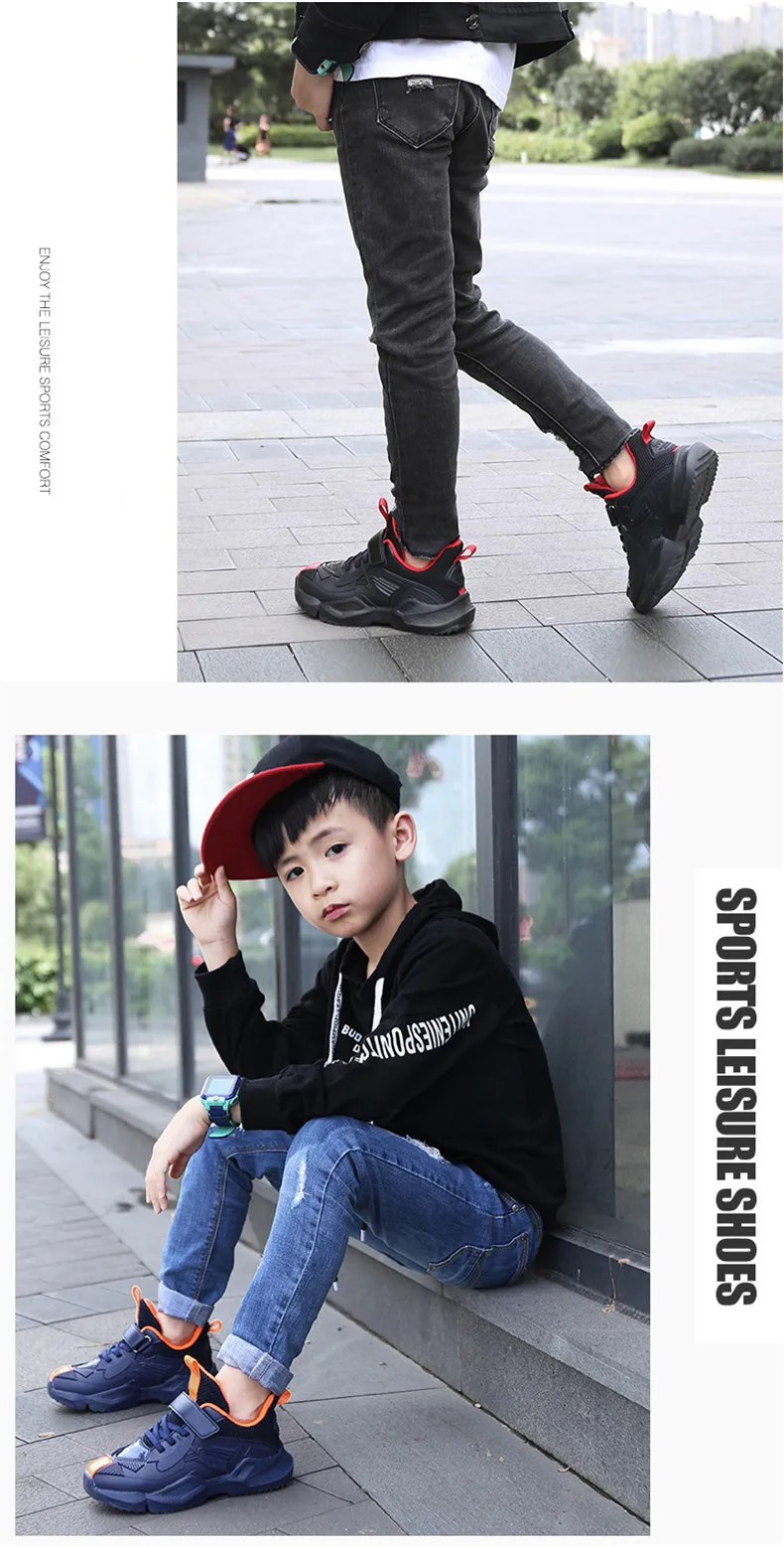 2019 Boys Sneakers light Kids Shoes Breathable Girls Sport Shoes Child Leisure Casual Running Children Shoes Chaussure Enfant (9)