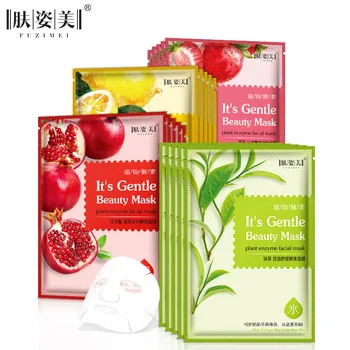 

Plant Enzyme Mask Moisturizing Brightening Skin Friendly Mask Sensitive available Strawberry Green Tea Pomegranate essence