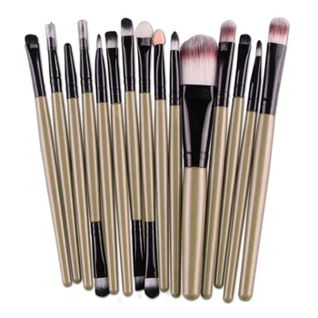 

6/15 Pcs Cosmetic Makeup Brush Women Foundation Eyeshadow Eyeliner Lip Make Up Eye Brushes Set NIN668