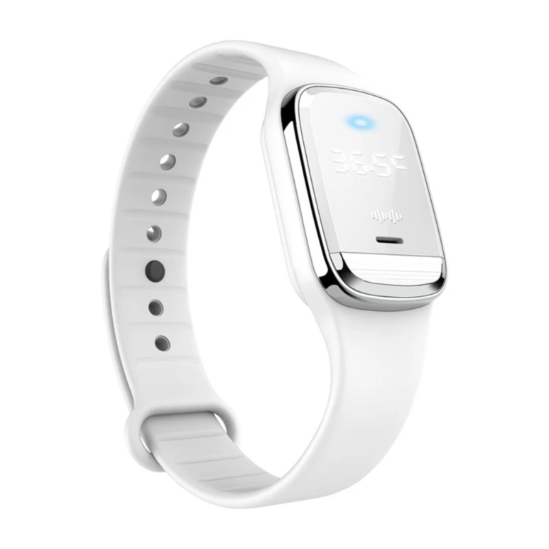 2.36x1.77x3.94in 3in1 Portable Electronic Repeller, ultrasonic Repellent Bracelet /  The Thermometer &Watch