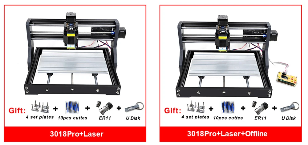 DIY ЧПУ 3018 Pro GRBL, 3 оси печатных плат фрезерный станок, дерево маршрутизатор лазерная гравировка, CNC3018 может работать в автономном режиме