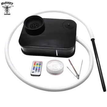 Акрил кальян набор кальяна Кальян со светодиодной подсветкой уголь держатель кальяна со шлангом контейнер для воды труб, аксессуары