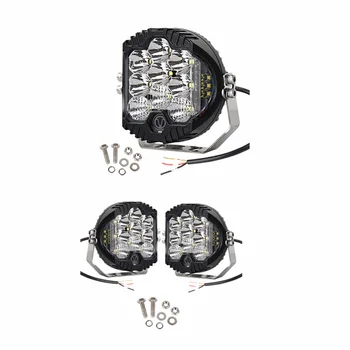 

12V/24V 5 Inch Off-Road Led Work Headlight 50W 5000Lm Round Headlight 4X4 Off-Road Truck Tractor Atv Suv Driving Fog Light Exter