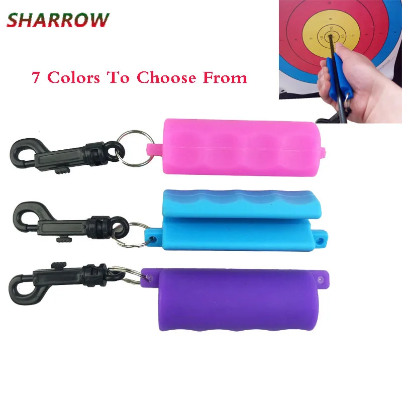 

1pc Archery Arrow Puller 7 Colors Target Gripper Shooting Remove Silicone Rubber Arrow Puller For Shooting Hunting Accessories