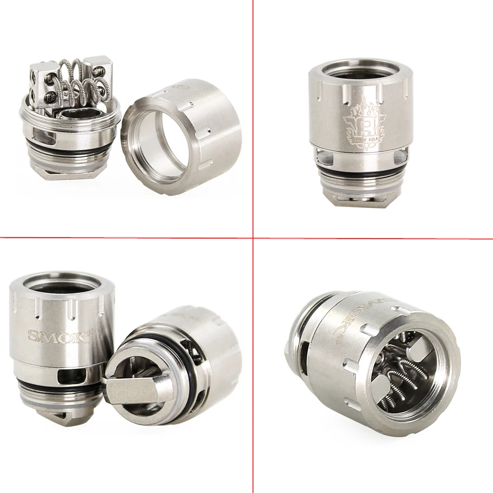 SMOK TFV8 детский M2 Q2 T8 X4 RBA катушка головка для V8 детский бак большой детский распылитель испаритель сопротивление испаритель нагреватель ядро