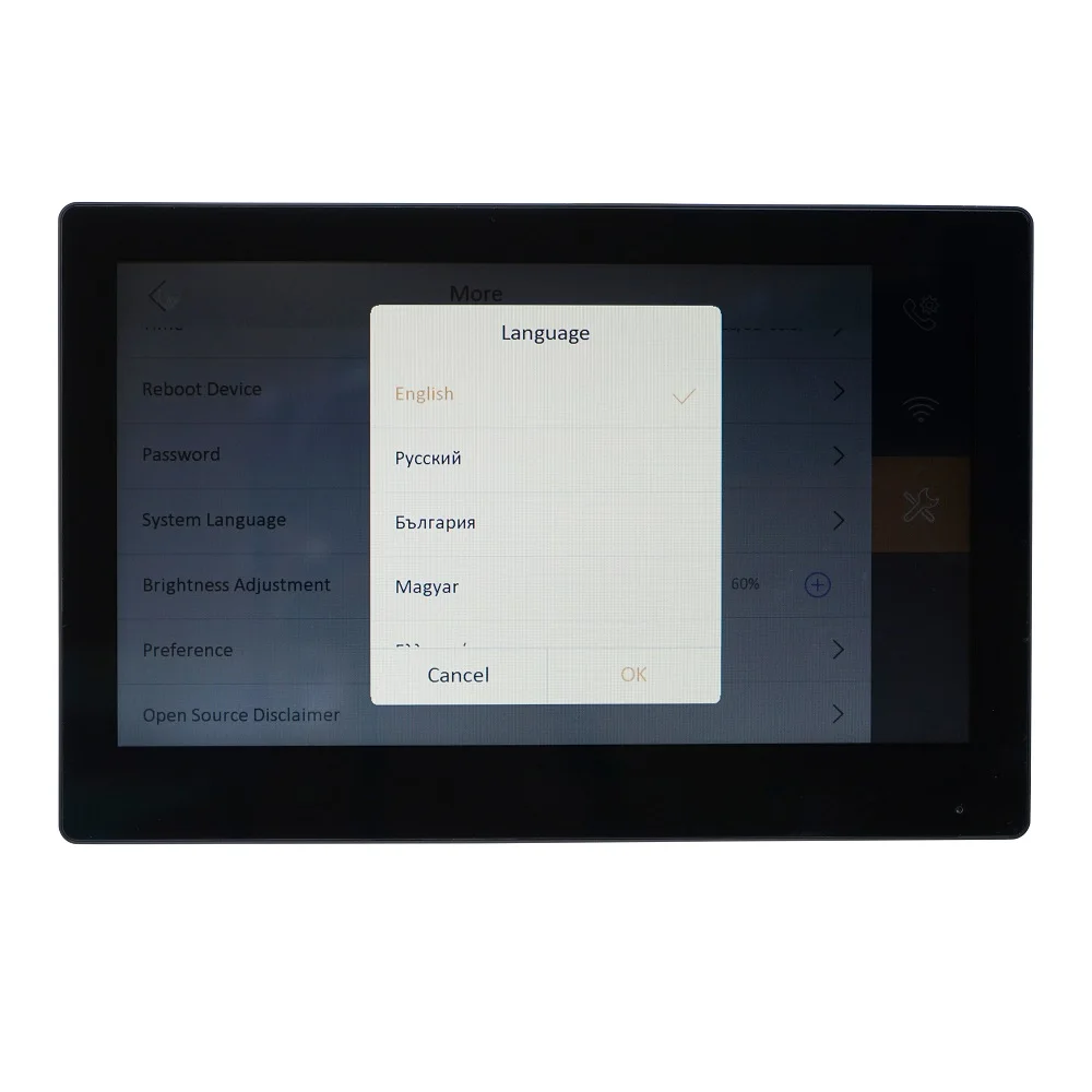HIK оригинальная международная версия многоязычный DS KH8520 WTE1 внутренний монитор
