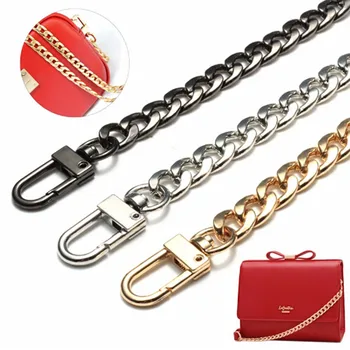 

Bag Accessories Shoulder Crossbody Handbag Bag Chain Strap Parts Metal Replacement 120cm Stainless Steel Purse Chain Strap