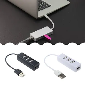 

4-Port Usb 2.0 Hub One Drag Four Splitter Hub Plug And Play Mini Small Socket Hub /Usb 4-Port Splitter