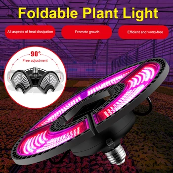 

LED Grow Light 100-270V Full Spectrum Phytolamp For Plants E27/E26 Phyto Growth Lamp For Indoor Plant Hydroponics Greenhouse