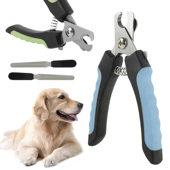 

Professional Pet Cat Dog Nail Clipper Cutter with Sickle Stainless Steel Grooming Scissors Clippers Set for Pet Claws