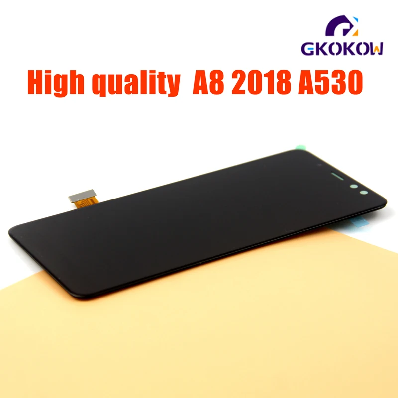 Для samsung Galaxy A8 A530 сенсорный экран дигитайзер+ ЖК-дисплей для samsung A8 A530 A530F A530F/DS Регулируемая яркость