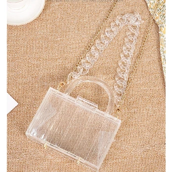 

Handbags Top Handle Acrylic Box Clutch Purse Evening Shoulder Bag Wedding Party for Women