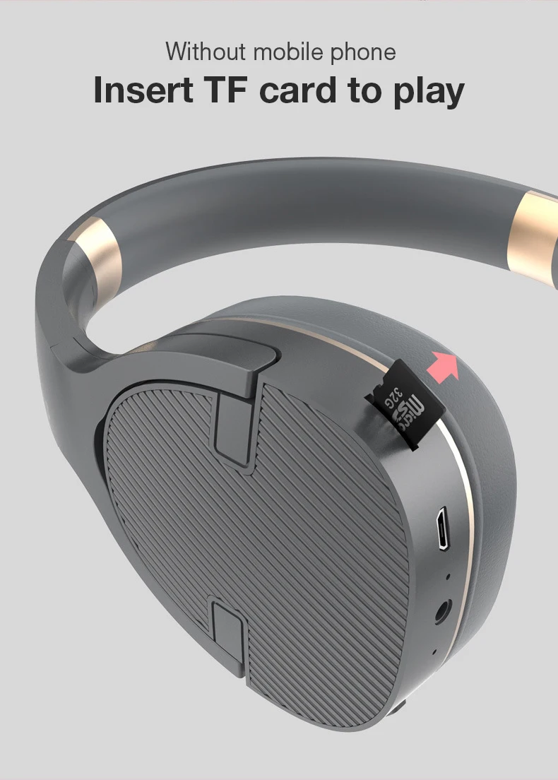SANLEPUS Bluetooth гарнитура наушники беспроводные наушники стерео складные спортивные наушники микрофон гарнитура Handfree