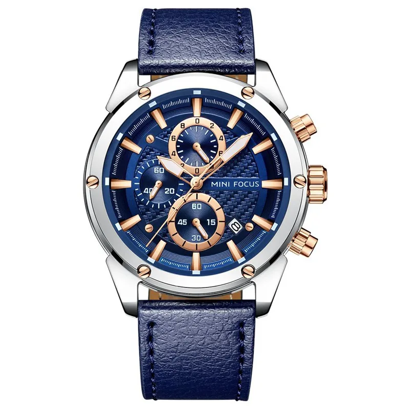 Мини фокус хронограф часы мужские модные спортивные кварцевые мужские s часы лучший бренд класса люкс водонепроницаемые часы Relogio Masculino