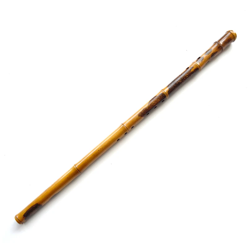 YPXD Professional Spotted Bamboo Xiao-High-Density Large Stage Traditional Chinese Vertical Flute. Available in G, F, E, D Key