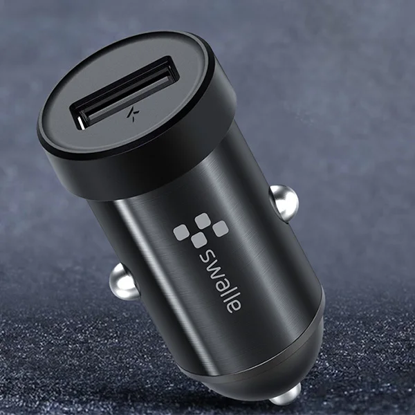 EU Black Swalle Mini 2A USB Автомобильное зарядное устройство для мобильного телефона планшета gps быстрое зарядное устройство автомобильное зарядное устройство USB автомобильный адаптер зарядного устройства для телефона в автомобиле - Тип штекера: EU Black