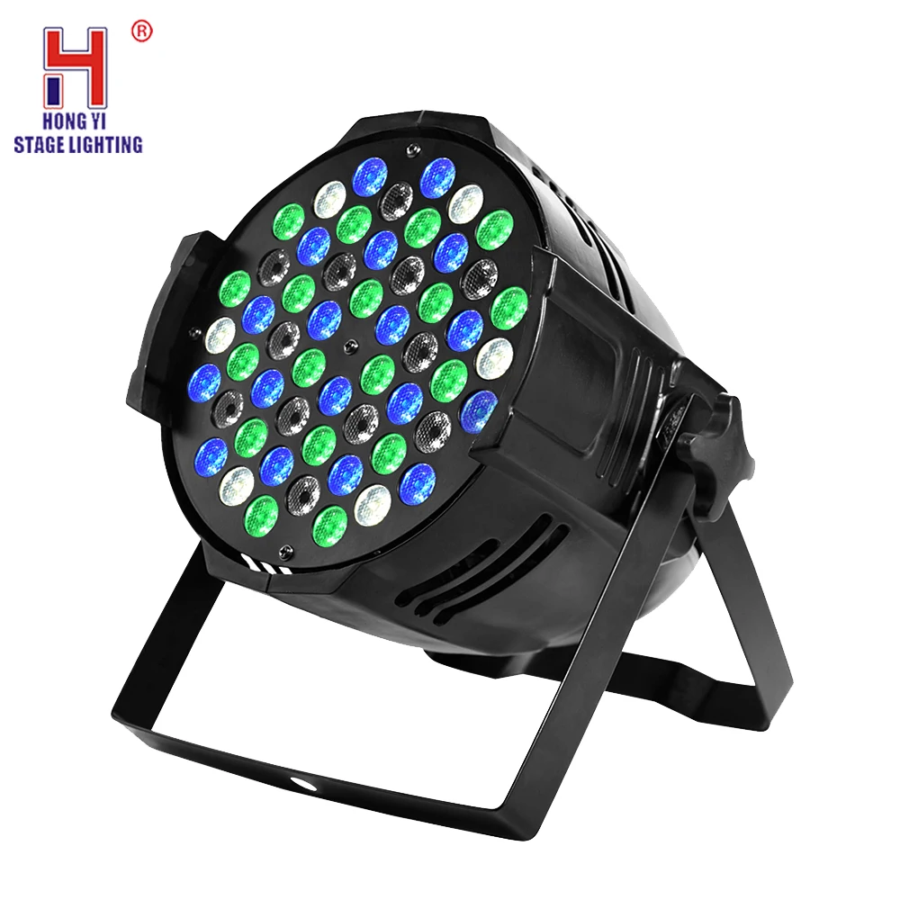 

Led par lights 54x3w dj led RGBW par lights RGBW wash disco light DMX controller for small paty stage lighting Monochrome effect