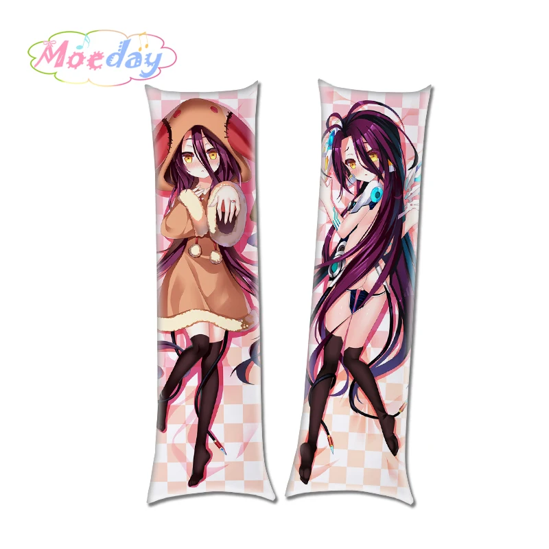 Нет игры нет жизни Широ Стефани Дола Fil Nilvalen обнимая Dakimakura обложки