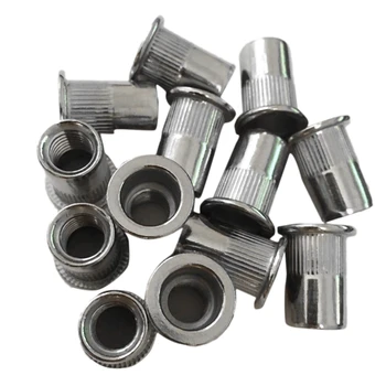 

30Pcs M8 Rivet Nuts Stainless Steel Threaded Rivet Insert Nuts M8-1.25mm